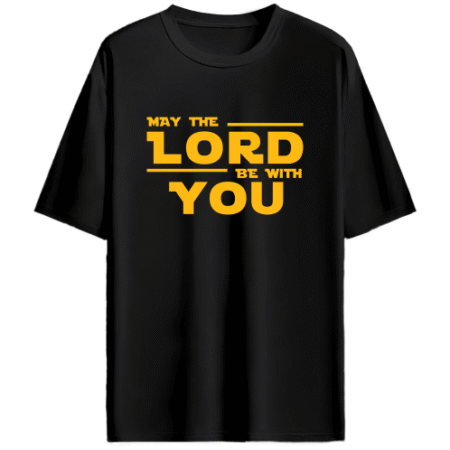 May the Lord Be With You – Oversized Unisex T-Shirt