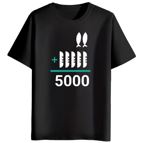 Bread and Fish - Round T-Shirt