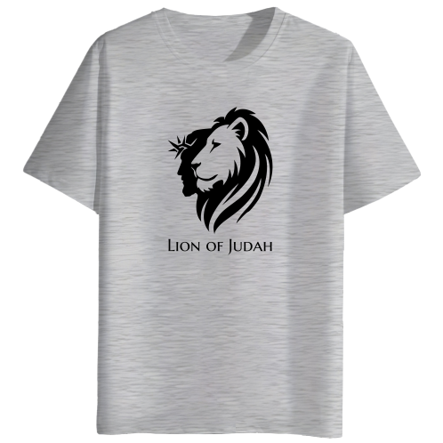 Lion of Judah – Men’s Round Neck Half Sleeve T-Shirt