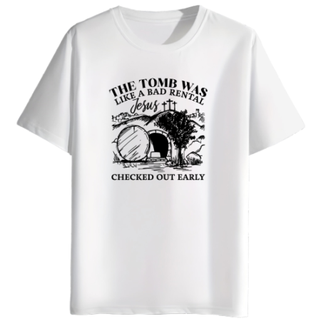 Checked Out Early - Round Neck T Shirt